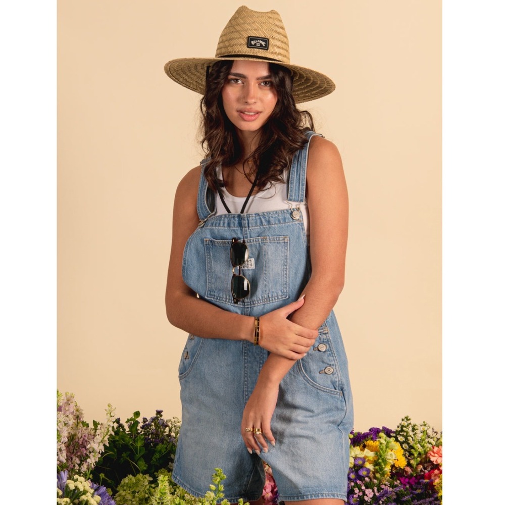 Levis Denim Shortalls Blue Overalls Womens Size XL 100% Cotton Casual Summer